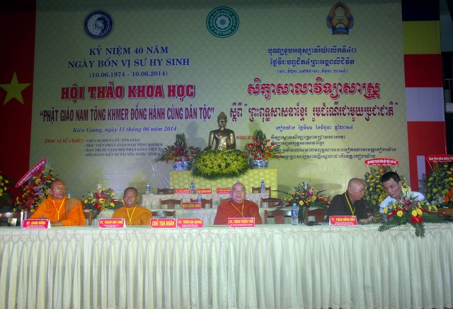 Kiên Giang: Hội thảo khoa học Phật giáo Nam tông Khmer đồng hành cùng dân tộc