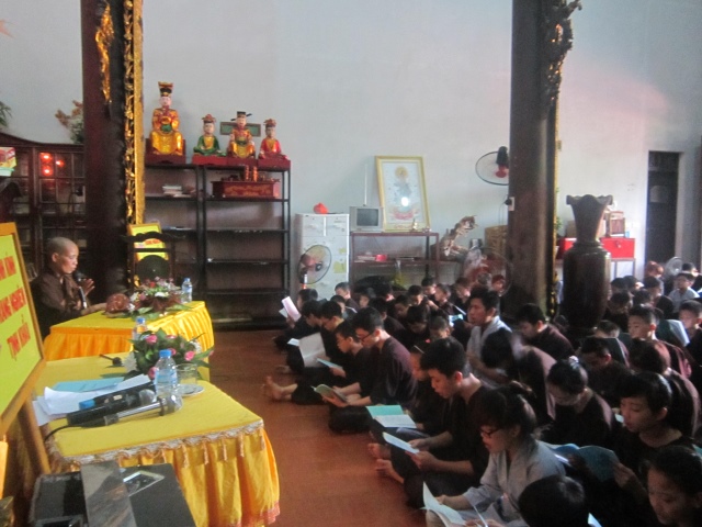 Hải Dương: Chùa Linh Sơn Vạn Phúc tổ chức khóa tu mùa hè 2014
