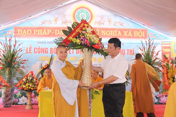 Thái Nguyên: Lễ Công Bố Quyết Định Bổ Nhiệm Trụ Trì Chùa Hương Quang (Trinh Nữ)
