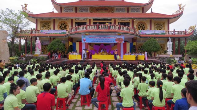 Đồng Tháp: chính thức khai mạc khóa tu Tuổi trẻ &amp; Cuộc sống lần VII tại chùa Quê Hương