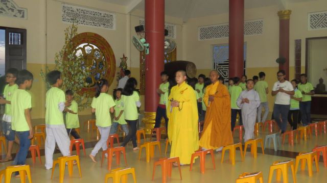 Đồng Tháp: buổi sáng trong lành tại khóa tu “Tuổi trẻ &amp; Cuộc sống” lần VII