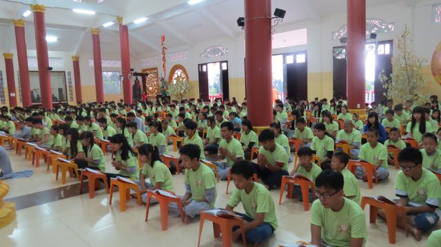 Đồng Tháp: buổi sáng trong lành tại khóa tu “Tuổi trẻ &amp; Cuộc sống” lần VII