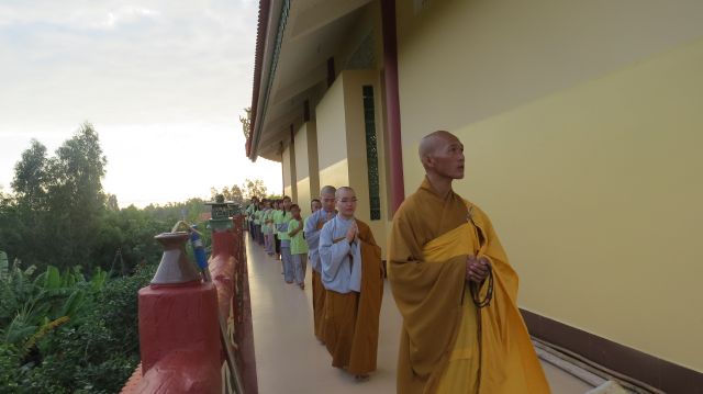 Đồng Tháp: buổi sáng trong lành tại khóa tu “Tuổi trẻ &amp; Cuộc sống” lần VII