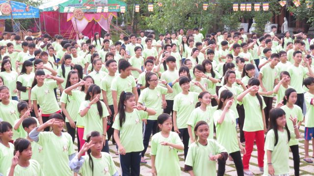 Đồng Tháp: buổi sáng trong lành tại khóa tu “Tuổi trẻ &amp; Cuộc sống” lần VII