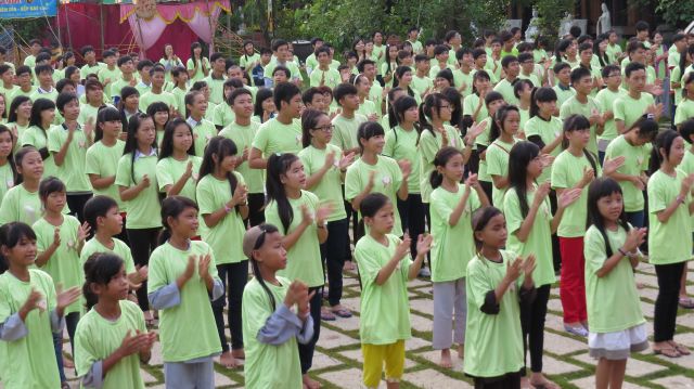 Đồng Tháp: buổi sáng trong lành tại khóa tu “Tuổi trẻ &amp; Cuộc sống” lần VII