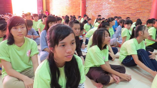 Đồng Tháp: những dòng sữa pháp tại khoá tu Tuổi trẻ &amp; Cuộc sống lần VII