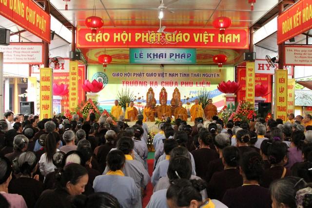 Thái Nguyên: Lễ Khai Pháp Hạ Trường Chùa Phù Liễn