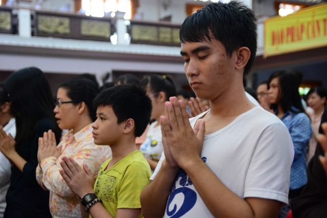 TP. HCM: lễ cầu nguyện và tư vấn mùa thi năm 2014