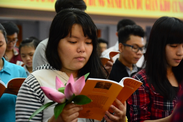 TP. HCM: lễ cầu nguyện và tư vấn mùa thi năm 2014