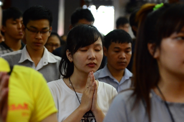 TP. HCM: lễ cầu nguyện và tư vấn mùa thi năm 2014