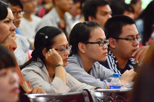 TP. HCM: lễ cầu nguyện và tư vấn mùa thi năm 2014