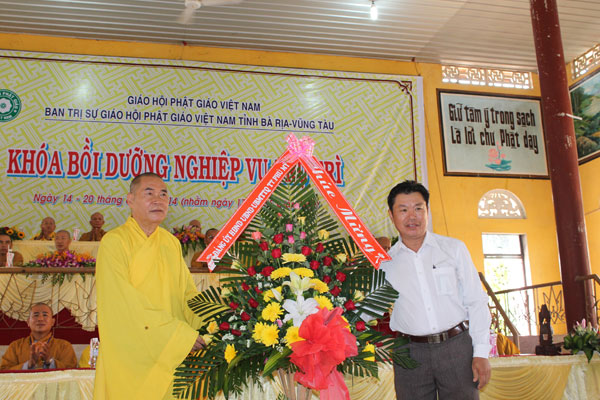 Vũng Tàu: Bế giảng khóa bồi dưỡng nghiệp vụ trụ trì