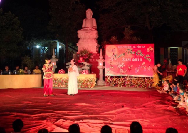 Vĩnh Phúc: Chùa Tích Sơn (P.Tích Sơn, TP.Vĩnh Yên) tổ chức &quot;Đêm hội trăng rằm&quot;