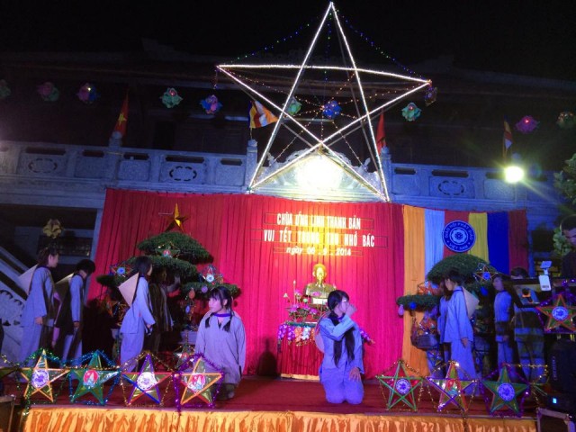Thái Bình:  Chùa Ứng Linh (xã Xuân Hòa, Vũ Thư) tổ chức &quot;Đêm hội trăng rằm&quot;