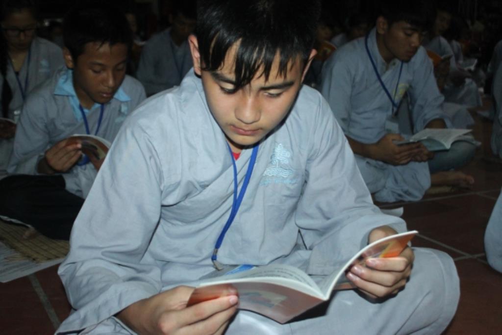 Thái Bình: Chùa Từ Xuyên tổ chức khóa tu mùa hè lần thứ tư năm 2014 (Chùm ảnh ngày tu thứ ba)