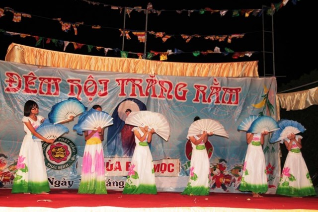 Thái Bình:  Chùa Bụt Mọc (xã Thái Hòa, Thái Thụy) tổ chức &quot;Đêm hội trăng rằm&quot;