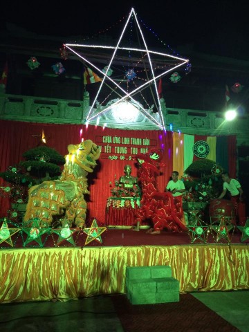 Thái Bình:  Chùa Ứng Linh (xã Xuân Hòa, Vũ Thư) tổ chức &quot;Đêm hội trăng rằm&quot;