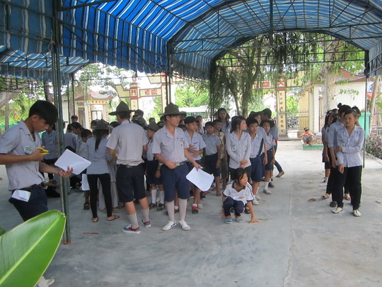 Hội trại Mục Kiền Liên ở chùa Đại Phước