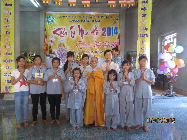Khóa Tu Mùa Hè &quot;Búp Sen Hồng&quot; Phù Cát - Bình Định