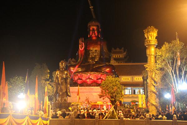 Nam Định: Chùm ảnh hô thần an vị đại tôn tượng Đức Bổn Sư Thích Ca Mâu Ni Phật