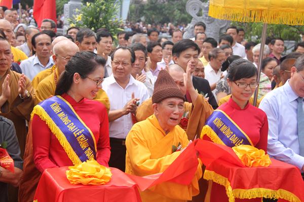 Nam Định: Khánh thành trung tâm Phật Giáo Trúc Lâm Thiên Trường