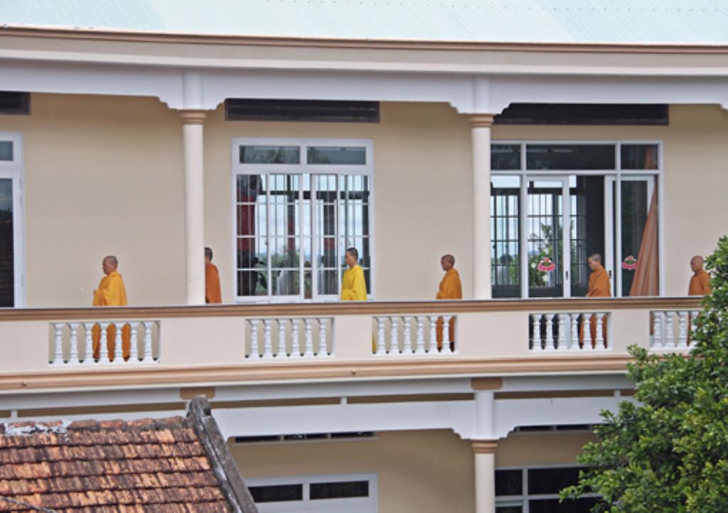 Gia Lai:Tịnh xá Ngọc Túc Khóa Tu Báo Ân và lễ Dâng Y Ca Sa
