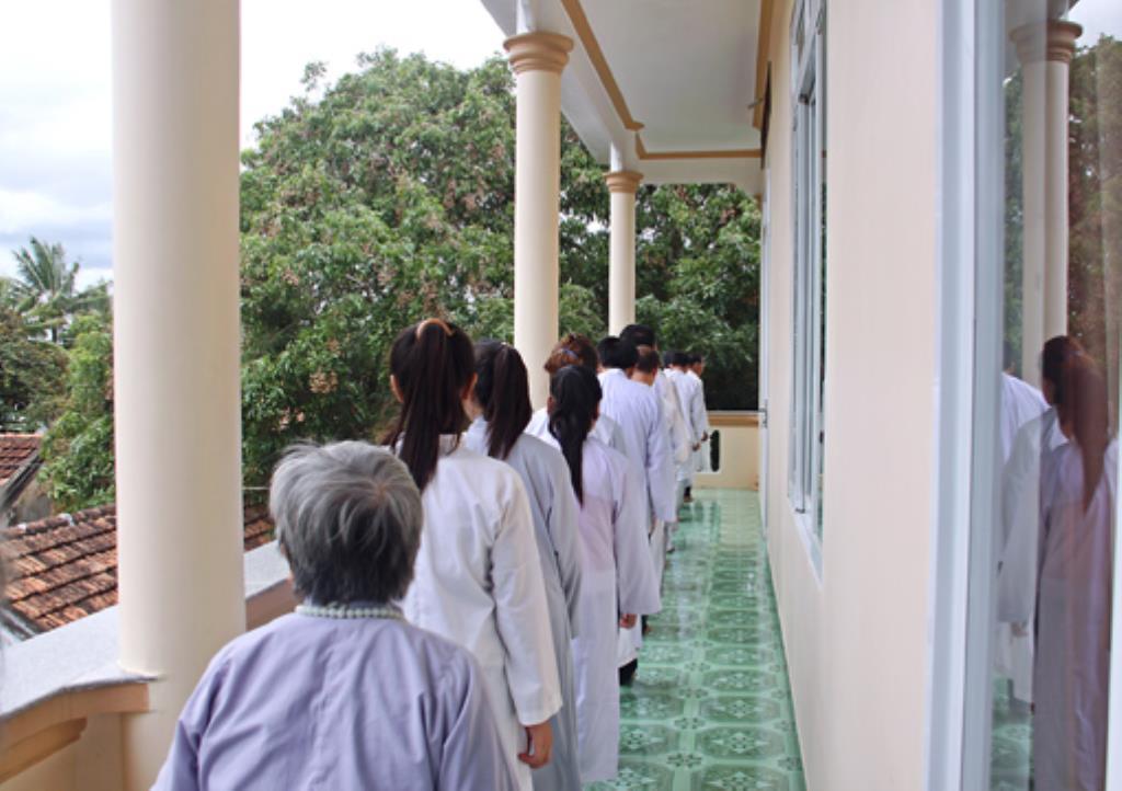 Gia Lai:Tịnh xá Ngọc Túc Khóa Tu Báo Ân và lễ Dâng Y Ca Sa