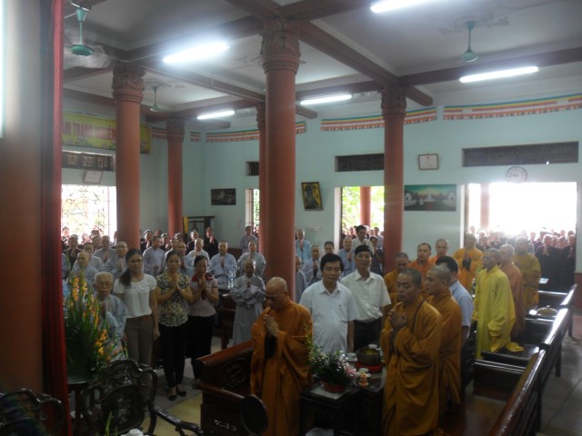 Thái Bình: Trường hạ Tổ đình Thánh Long tổ chức tạ pháp an cư kiết hạ PL.2558-DL.2014