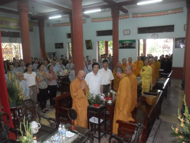 Thái Bình: Trường hạ Tổ đình Thánh Long tổ chức tạ pháp an cư kiết hạ PL.2558-DL.2014