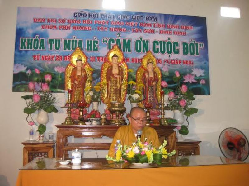 Bình Định Khóa Tu Mùa Hè Chùa Phổ Quang