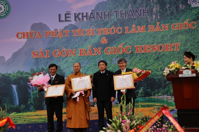 Cao Bằng: Chủ tịch nước Trương Tấn Sang dự khánh thành chùa Phật Tích Trúc Lâm Bản Giốc