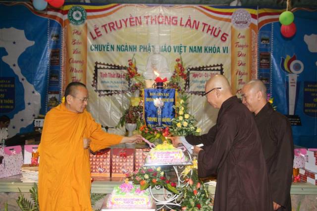 Lễ truyền thống chuyên ngành PGVN khóa VI HVPGVN tại TP.HCM