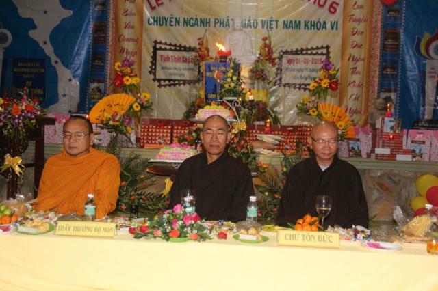 Lễ truyền thống chuyên ngành PGVN khóa VI HVPGVN tại TP.HCM