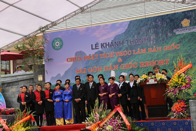 Cao Bằng: Chủ tịch nước Trương Tấn Sang dự khánh thành chùa Phật Tích Trúc Lâm Bản Giốc