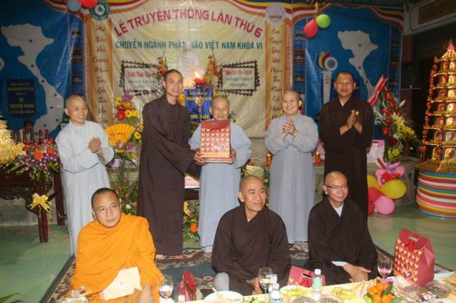 Lễ truyền thống chuyên ngành PGVN khóa VI HVPGVN tại TP.HCM