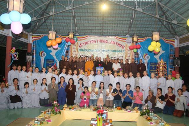 Lễ truyền thống chuyên ngành PGVN khóa VI HVPGVN tại TP.HCM