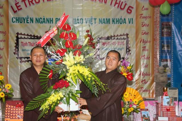 Lễ truyền thống chuyên ngành PGVN khóa VI HVPGVN tại TP.HCM