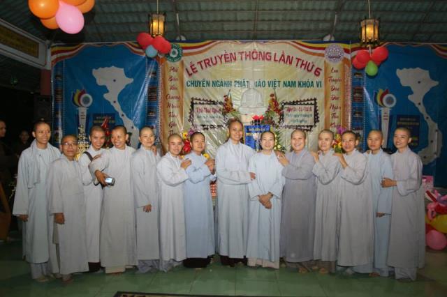 Lễ truyền thống chuyên ngành PGVN khóa VI HVPGVN tại TP.HCM