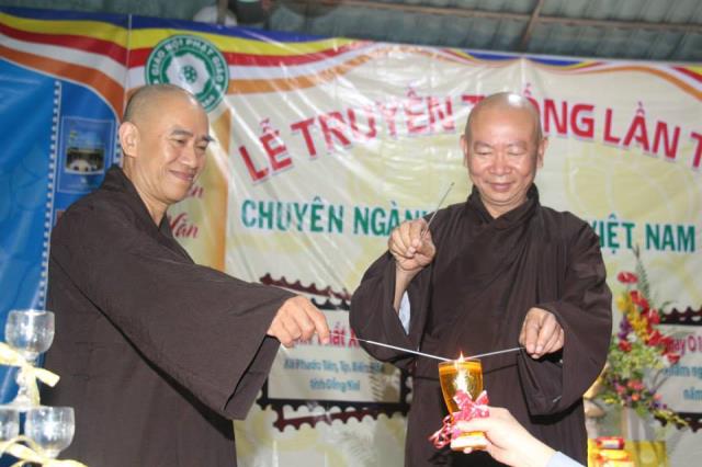 Lễ truyền thống chuyên ngành PGVN khóa VI HVPGVN tại TP.HCM