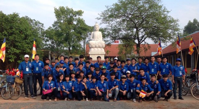 Vĩnh Phúc: CLB TTNPT chùa Tích Sơn tổ chức chương trình đạp xe vì môi trường
