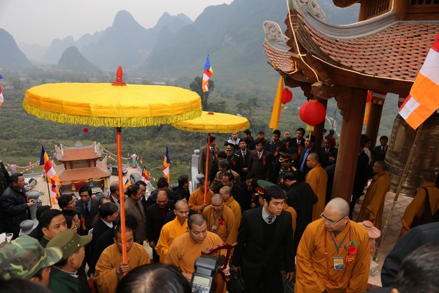 Cao Bằng: Chủ tịch nước Trương Tấn Sang dự khánh thành chùa Phật Tích Trúc Lâm Bản Giốc