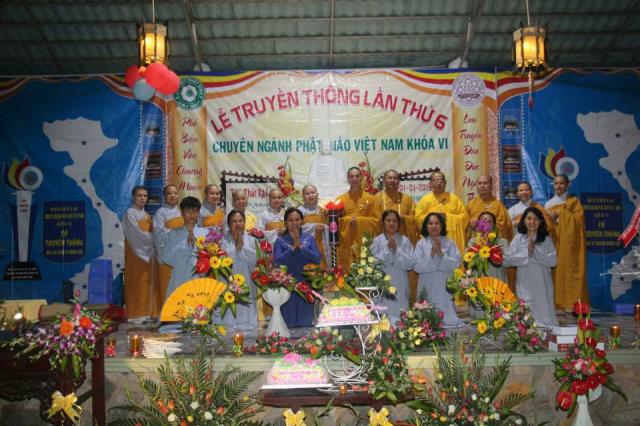 Lễ truyền thống chuyên ngành PGVN khóa VI HVPGVN tại TP.HCM