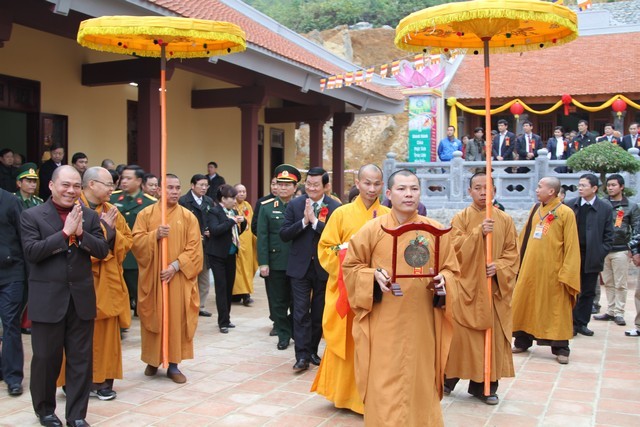 Cao Bằng: Chủ tịch nước Trương Tấn Sang dự khánh thành chùa Phật Tích Trúc Lâm Bản Giốc