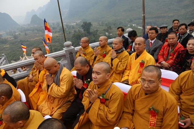 Cao Bằng: Chủ tịch nước Trương Tấn Sang dự khánh thành chùa Phật Tích Trúc Lâm Bản Giốc