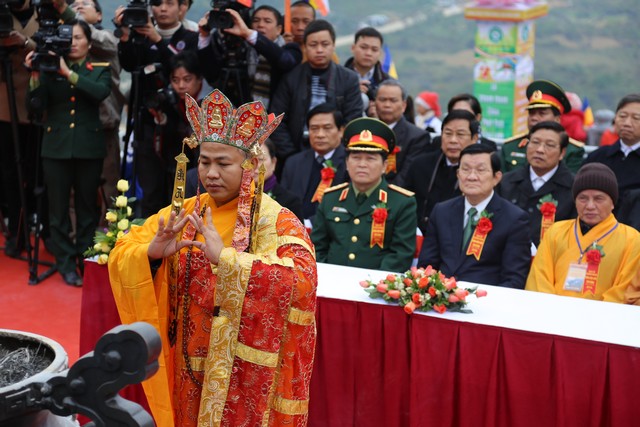 Cao Bằng: Chủ tịch nước Trương Tấn Sang dự khánh thành chùa Phật Tích Trúc Lâm Bản Giốc