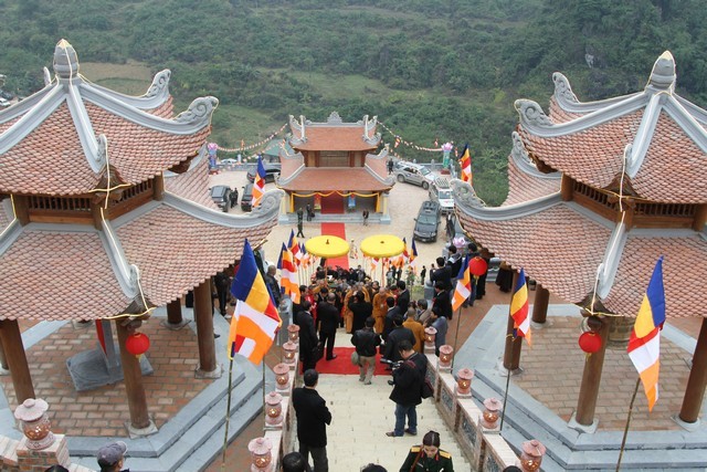 Cao Bằng: Chủ tịch nước Trương Tấn Sang dự khánh thành chùa Phật Tích Trúc Lâm Bản Giốc