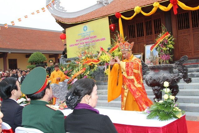 Cao Bằng: Chủ tịch nước Trương Tấn Sang dự khánh thành chùa Phật Tích Trúc Lâm Bản Giốc