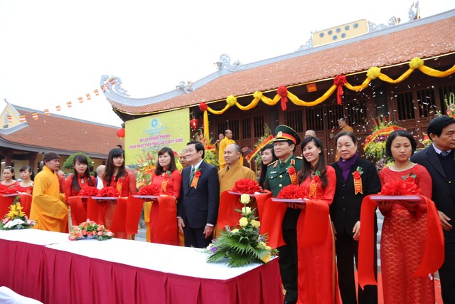 Cao Bằng: Chủ tịch nước Trương Tấn Sang dự khánh thành chùa Phật Tích Trúc Lâm Bản Giốc