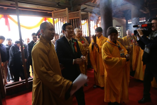 Cao Bằng: Chủ tịch nước Trương Tấn Sang dự khánh thành chùa Phật Tích Trúc Lâm Bản Giốc