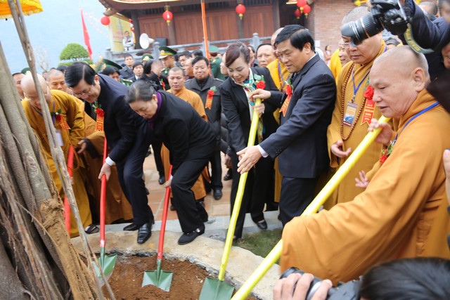 Cao Bằng: Chủ tịch nước Trương Tấn Sang dự khánh thành chùa Phật Tích Trúc Lâm Bản Giốc